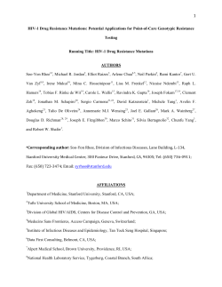 PDF version (March 17, 2015) - HIV Drug Resistance Database