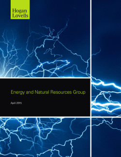 Energy and Natural Resources Brochure