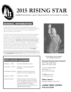 2015 RS App Web - Howard County Arts Council
