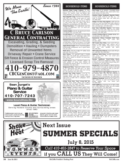 Father`s Day Issue - HoCoMo Freddie`s Trading Post