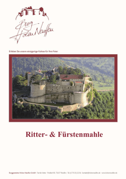Ritter- & FÃ¼rstenmahle