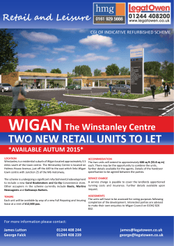 WIGAN - New Units, Winstanley Shopping Precinct