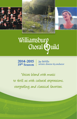 Williamsbur Choral uild