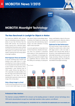 MOBOTIX News 1/2015