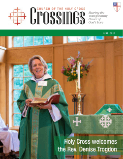 newsletter - Episcopal Church of the Holy Cross