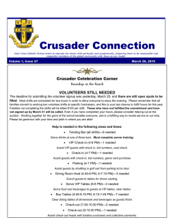 Thursday Folder - Holy Cross Catholic School