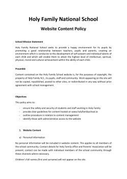 Website Content Policy