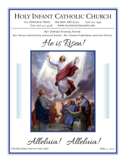 April 5, 2015 - Holy Infant Catholic Church