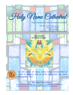 April 19 - Holy Name Cathedral