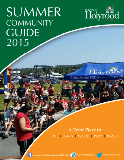 2015 Summer Community Guide