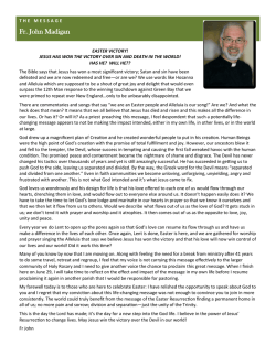 April 5, 2015 - Holy Rosary Catholic Church