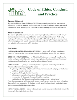 Code of Ethics, Conduct, and Practice