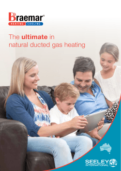 The ultimate in natural ducted gas heating