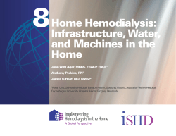8Home Hemodialysis: Infrastructure, Water, and Machines in the