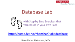 Database Lab