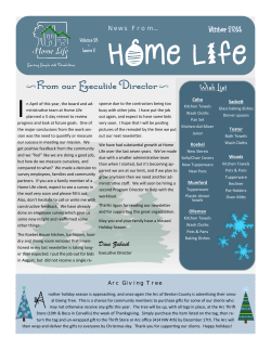 Winter 2014 Newsletter