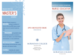 Nurse Educator - Moravian College