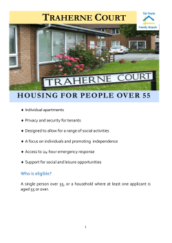 traherne court scheme leaflet is available to view