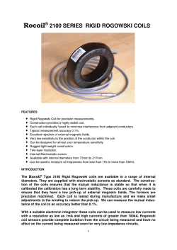 Specification for rigid coils