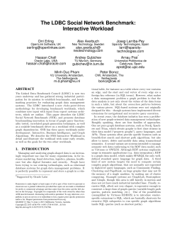 The LDBC Social Network Benchmark: Interactive Workload