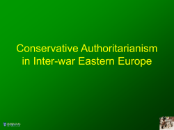 Conservative Authoritarianism in Inter