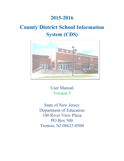 County District School Information