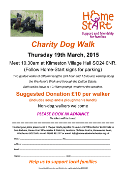 Dog Walk Booking Form 2015 - Home