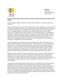 View in PDF format - Honey Bee Health Coalition