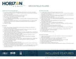 HH - Brookfield Plains - Inclusive Features