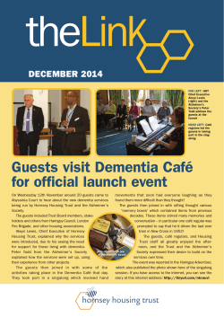 Guests visit Dementia CafÃ© for official launch event