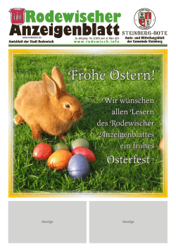 01. April 2015 - Druckerei Hofmann