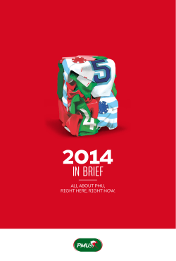PMU Annual Report 2014