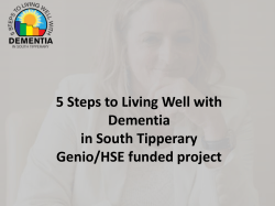 5 Steps to Living Well with Dementia in South Tipperary