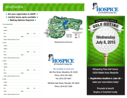 Wednesday July 8, 2015 - Hospice of Crawford County