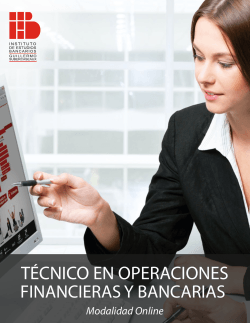TÃ©cnico en Operaciones Financieras y Bancarias