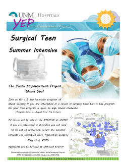 Surgical Teen - UNM Hospitals