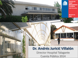 Cuenta Publica 2014 - Hospital de Talagante