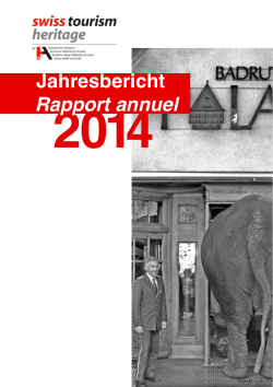 Jahresbericht Rapport annuel