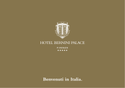 Benvenuti in Italia. - Hotel Bernini Palace