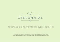 functions, events, private dining, exclusive hire