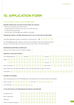 the application form here