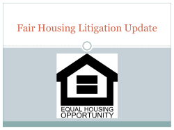 4. Fair Housing: What`s New?: Lauren Starlings