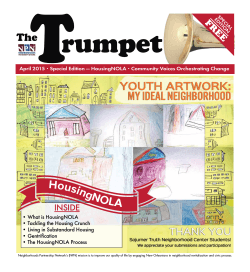 The Trumpet Read about our housing issues and