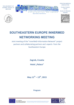 southeastern europe innermed networking meeting