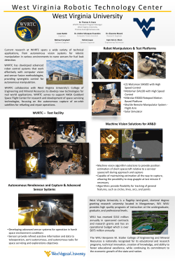 Space Servicing Capabilities Project - WVU