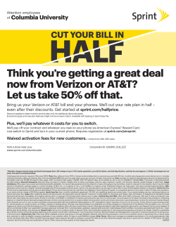 Think you`re getting a great deal now from Verizon or AT&T? Let us