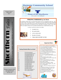 Newsletter March-April 2015