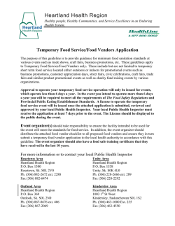 Temporary Food Vendor Package