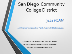 3121 Plan Presentation - San Diego Community College Human