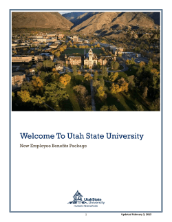 The New Employee Packet. - USU Human Resources